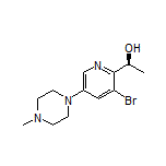 (S)-1-[3-Bromo-5-(4-methylpiperazin-1-yl)pyridin-2-yl]ethanol