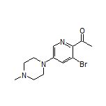 1-[3-Bromo-5-(4-methylpiperazin-1-yl)pyridin-2-yl]ethanone