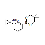 1-[3-(5,5-Dimethyl-1,3,2-dioxaborinan-2-yl)phenyl]cyclopropanamine