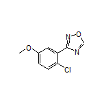 3-(2-Chloro-5-methoxyphenyl)-1,2,4-oxadiazole