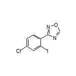 3-(4-Chloro-2-iodophenyl)-1,2,4-oxadiazole