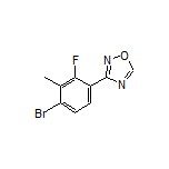 3-(4-Bromo-2-fluoro-3-methylphenyl)-1,2,4-oxadiazole