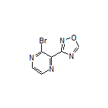 3-(3-Bromo-2-pyrazinyl)-1,2,4-oxadiazole