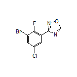 3-(3-Bromo-5-chloro-2-fluorophenyl)-1,2,4-oxadiazole