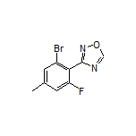 3-(2-Bromo-6-fluoro-4-methylphenyl)-1,2,4-oxadiazole