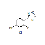 3-(4-Bromo-3-chloro-2-fluorophenyl)-1,2,4-oxadiazole