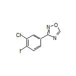 3-(3-Chloro-4-iodophenyl)-1,2,4-oxadiazole