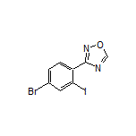 3-(4-Bromo-2-iodophenyl)-1,2,4-oxadiazole