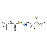 Methyl 1-[(2-Boc-hydrazinyl)methyl]cyclopropanecarboxylate