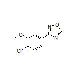 3-(4-Chloro-3-methoxyphenyl)-1,2,4-oxadiazole