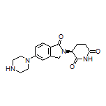 (S)-3-[1-Oxo-5-(1-piperazinyl)isoindolin-2-yl]piperidine-2,6-dione