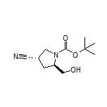 (3S,5R)-1-Boc-5-(hydroxymethyl)pyrrolidine-3-carbonitrile