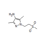 3,5-Dimethyl-1-[2-(methylsulfonyl)ethyl]-1H-pyrazol-4-amine