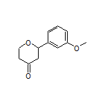 2-(3-Methoxyphenyl)dihydro-2H-pyran-4(3H)-one