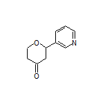 2-(3-Pyridinyl)dihydro-2H-pyran-4(3H)-one