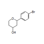 2-(4-Bromophenyl)tetrahydropyran-4-ol