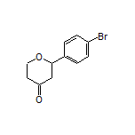 2-(4-Bromophenyl)dihydro-2H-pyran-4(3H)-one