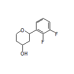 2-(2,3-Difluorophenyl)tetrahydropyran-4-ol