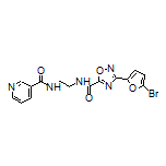 3-(5-Bromo-2-furyl)-N-[2-(nicotinamido)ethyl]-1,2,4-oxadiazole-5-carboxamide