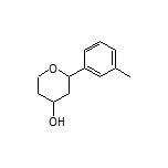 2-(m-Tolyl)tetrahydropyran-4-ol