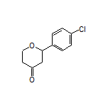 2-(4-Chlorophenyl)dihydro-2H-pyran-4(3H)-one