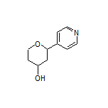 2-(4-Pyridyl)tetrahydropyran-4-ol
