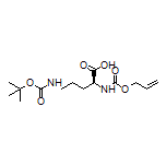 (S)-2-[[(Allyloxy)carbonyl]amino]-5-(Boc-amino)pentanoic Acid