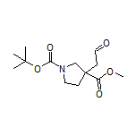 Methyl 1-Boc-3-(2-oxoethyl)pyrrolidine-3-carboxylate