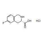 (S)-6-Fluoro-1,2,3,4-tetrahydroisoquinoline-3-carboxylic Acid Hydrochloride