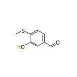 3-Hydroxy-4-(methylthio)benzaldehyde