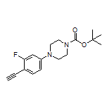 1-Boc-4-(4-ethynyl-3-fluorophenyl)piperazine