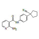 2-Amino-N-[4-(1-cyanocyclopentyl)phenyl]nicotinamide