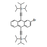 [(2-Bromoanthracene-9,10-diyl)bis(ethyne-2,1-diyl)]bis(triisopropylsilane)