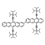 [[8-[6,13-Bis[(triisopropylsilyl)ethynyl]pentacen-2-yl]tetracene-5,12-diyl]bis(ethyne-2,1-diyl)]bis(triisopropylsilane)