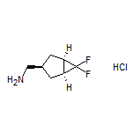 [(1R,3r,5S)-rel-6,6-Difluorobicyclo[3.1.0]hexan-3-yl]methanamine Hydrochloride