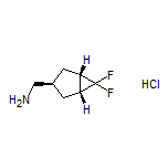 [(1R,3s,5S)-rel-6,6-Difluorobicyclo[3.1.0]hexan-3-yl]methanamine Hydrochloride