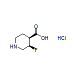 (3R,4S)-3-Fluoropiperidine-4-carboxylic Acid Hydrochloride