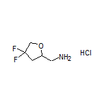 (4,4-Difluorotetrahydrofuran-2-yl)methanamine Hydrochloride