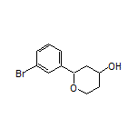 2-(3-Bromophenyl)tetrahydro-2H-pyran-4-ol