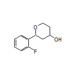2-(2-Fluorophenyl)tetrahydro-2H-pyran-4-ol