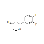 2-(3,4-Difluorophenyl)dihydro-2H-pyran-4(3H)-one