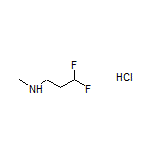 3,3-Difluoro-N-methyl-1-propanamine Hydrochloride