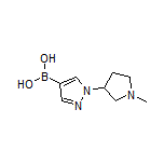 1-(1-Methyl-3-pyrrolidinyl)pyrazole-4-boronic Acid