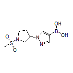 1-[1-(Methylsulfonyl)-3-pyrrolidinyl]pyrazole-4-boronic Acid