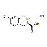 (R)-7-Bromo-1,2,3,4-tetrahydroisoquinoline-3-carboxylic Acid Hydrochloride