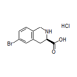 (R)-6-Bromo-1,2,3,4-tetrahydroisoquinoline-3-carboxylic Acid Hydrochloride