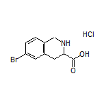 6-Bromo-1,2,3,4-tetrahydroisoquinoline-3-carboxylic Acid Hydrochloride