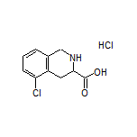 5-Chloro-1,2,3,4-tetrahydroisoquinoline-3-carboxylic Acid Hydrochloride