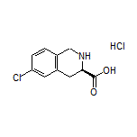 (R)-6-Chloro-1,2,3,4-tetrahydroisoquinoline-3-carboxylic Acid Hydrochloride