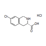 (S)-7-Chloro-1,2,3,4-tetrahydroisoquinoline-3-carboxylic Acid Hydrochloride